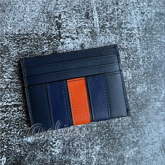 NWT Coach Leather Baseball Stitch Card Case - Picture 3 of 4